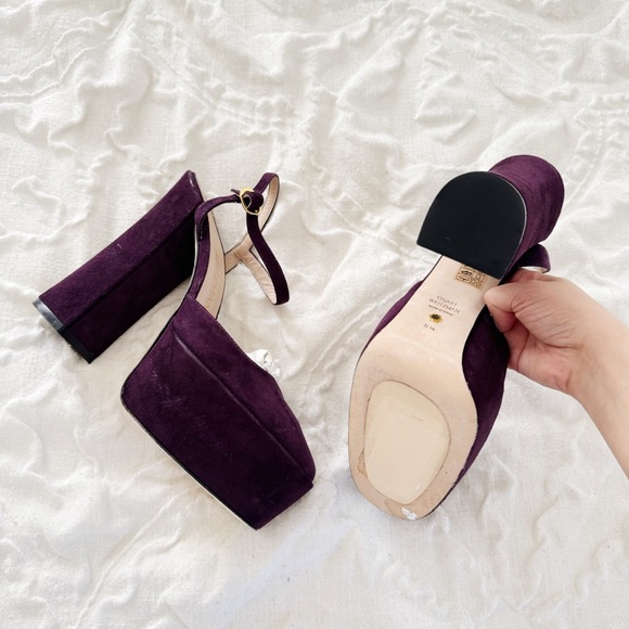 Stuart Weitzman Skyhigh 145 Platform Pump Size 8.5 - Picture 6 of 7